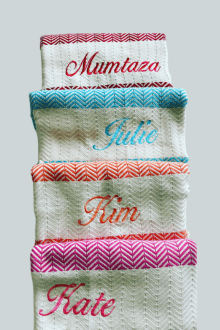 custom towels